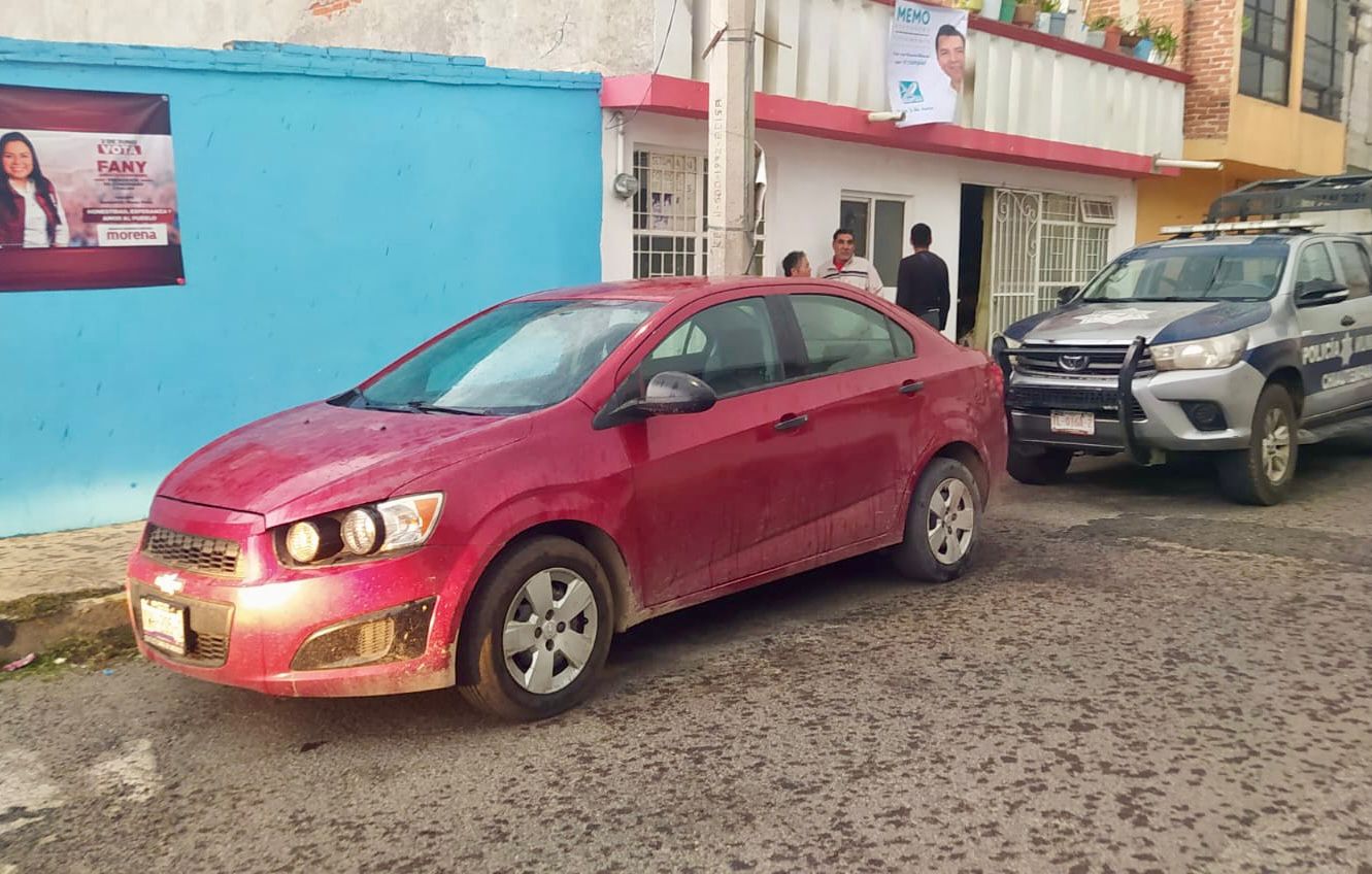 Asegura Policía de Chiautempan vehículo con reporte de robo